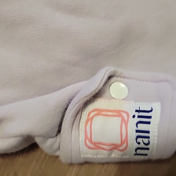 GUC NANIT Patented Breathing band Sleep Sack 2 zips snaps, Velcro lilac 3-6 Mos - Picture 3 of 8